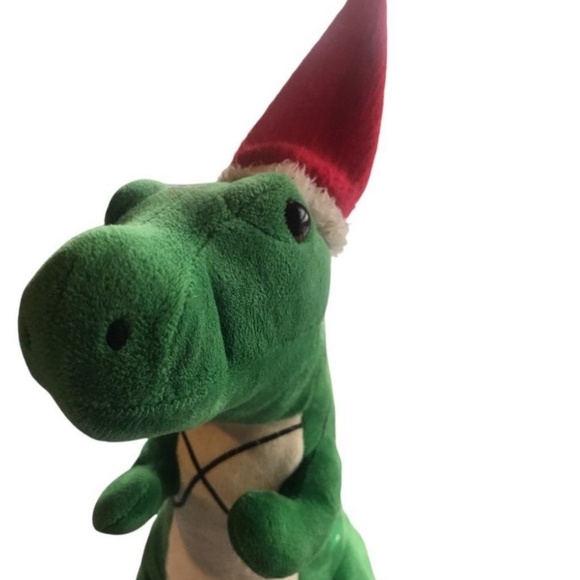 4/$20 T Rex Tyrannosaurus Rex christmas plush plushie stuffed animal santa - Picture 1 of 7